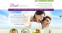 Desktop Screenshot of bondchiropracticcenter.com