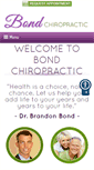 Mobile Screenshot of bondchiropracticcenter.com